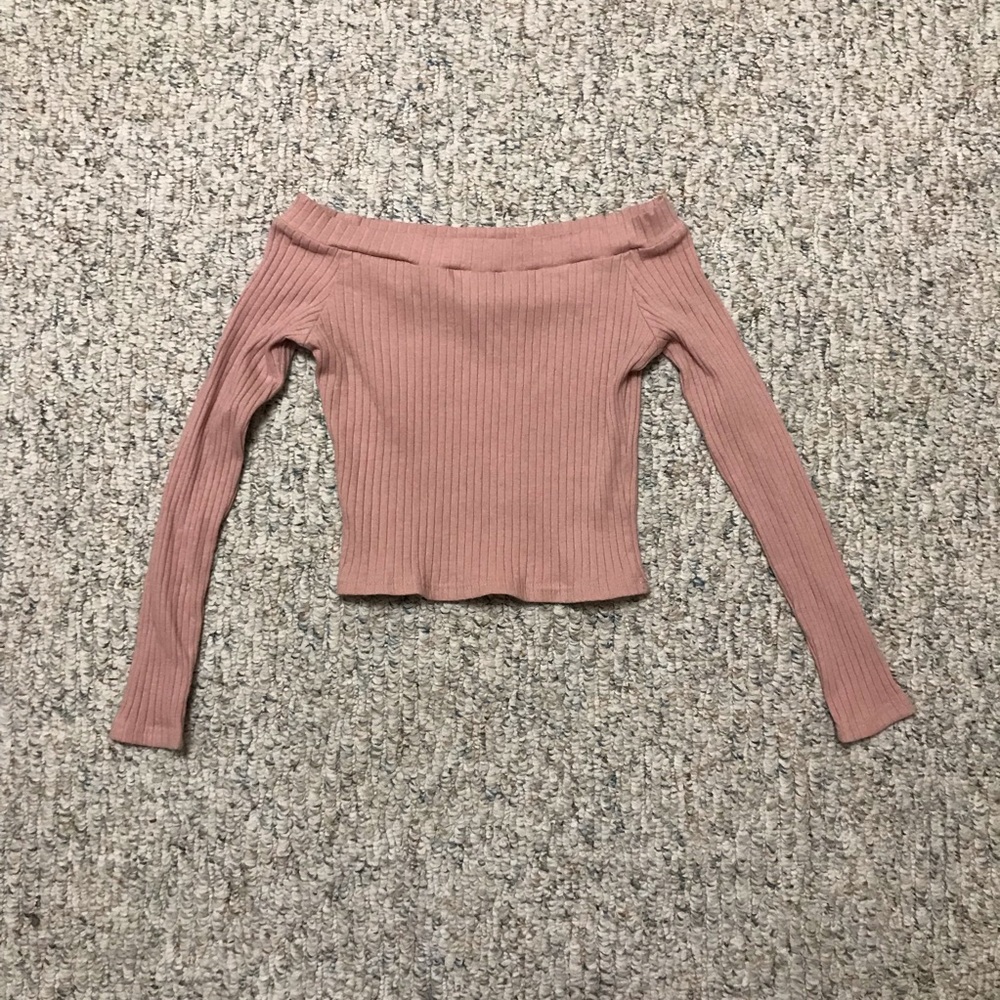 Off the shoulder crop top